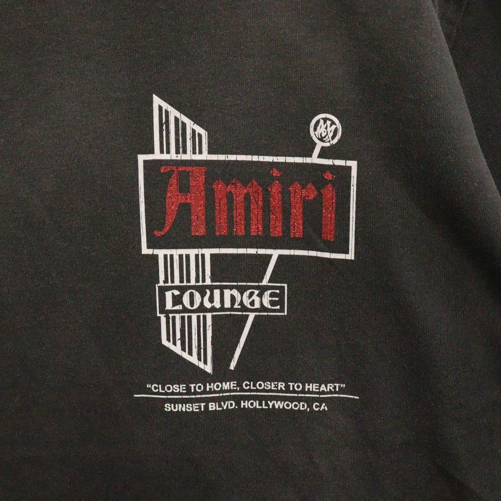 AMIRI (アミリ) VINTAGE AMIRI LOUNGE TEE BLACK ヴィンテージ