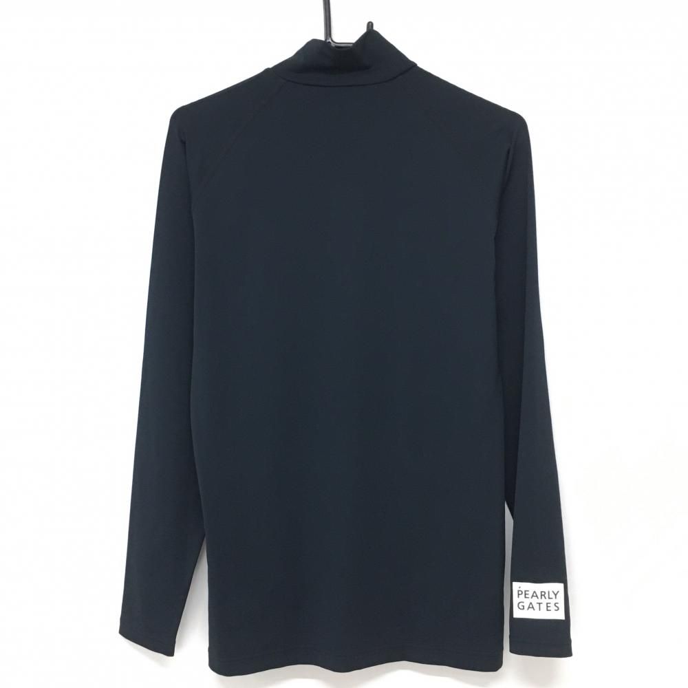 新品　パーリーゲイツ　ハイネック　モックネックシャツ　長袖　インナー　ネイビー PEARLY GATES 【超美品】パーリーゲイツ 長袖ハイネックシャツ
