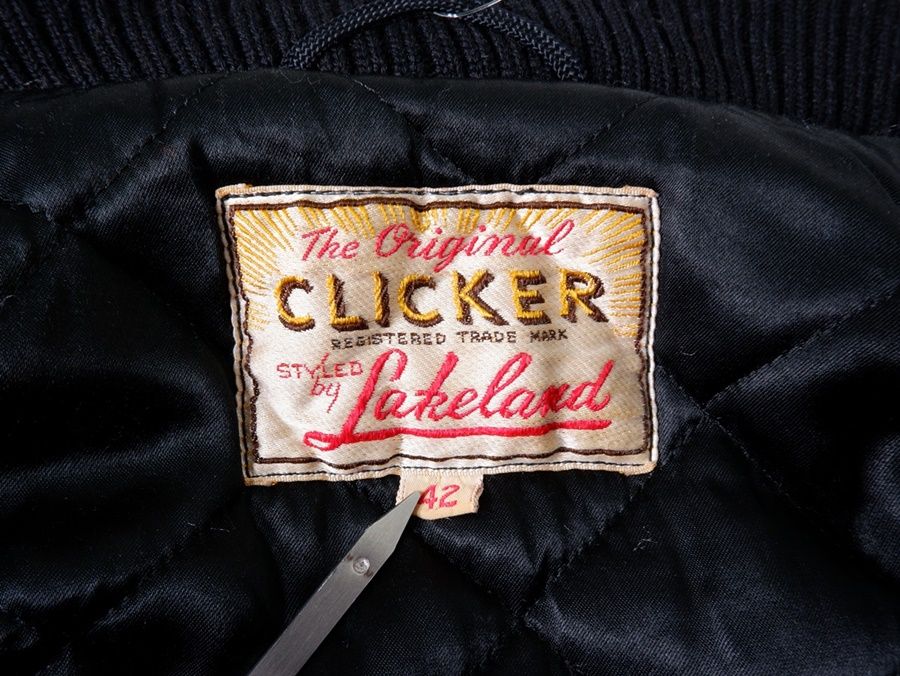 80’s LAKELAND レイクランド　ハンティング　クリッカー　ジャケット 古着 50s CLICKER by LakeLand 「SKINNER」 レーヨン