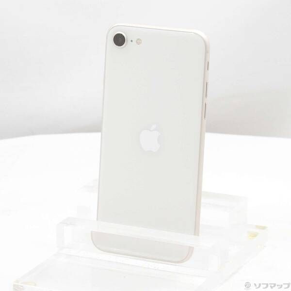 最新作 〔中古品〕 iPhone SE 第3世代 64GB スターライト MMYD3J／A SIMフリー【377】 スマートフォン本体