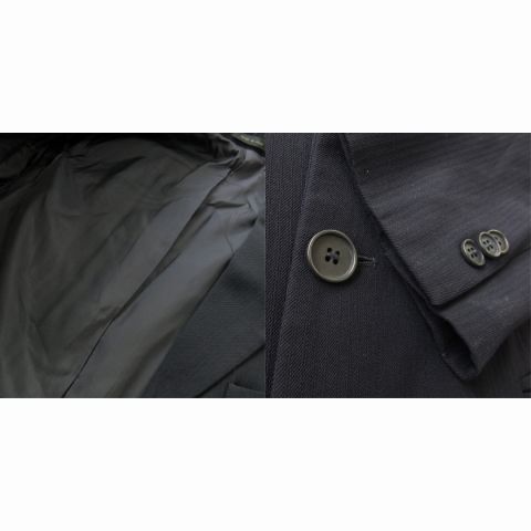 【EMPORIO ARMANI】ストライプ テーラードジャケット　パンツセット エンポリオアルマーニ EMPORIO ARMANI シングルスーツ セットアップ 2