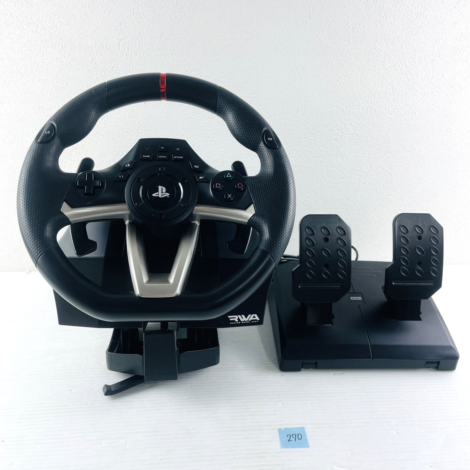 ◇270【動作OK】HORI RWA Racing Wheel Apex PS4/PS5対応 ステアリング 