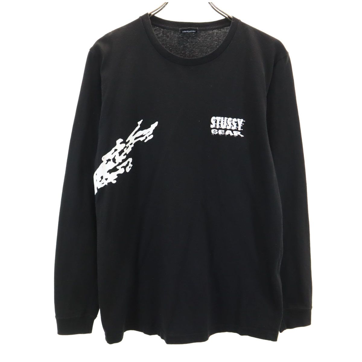 STUSSY ステューシー 長袖 Tシャツ S 黒 ロンT メンズ 古着 - メルカリ