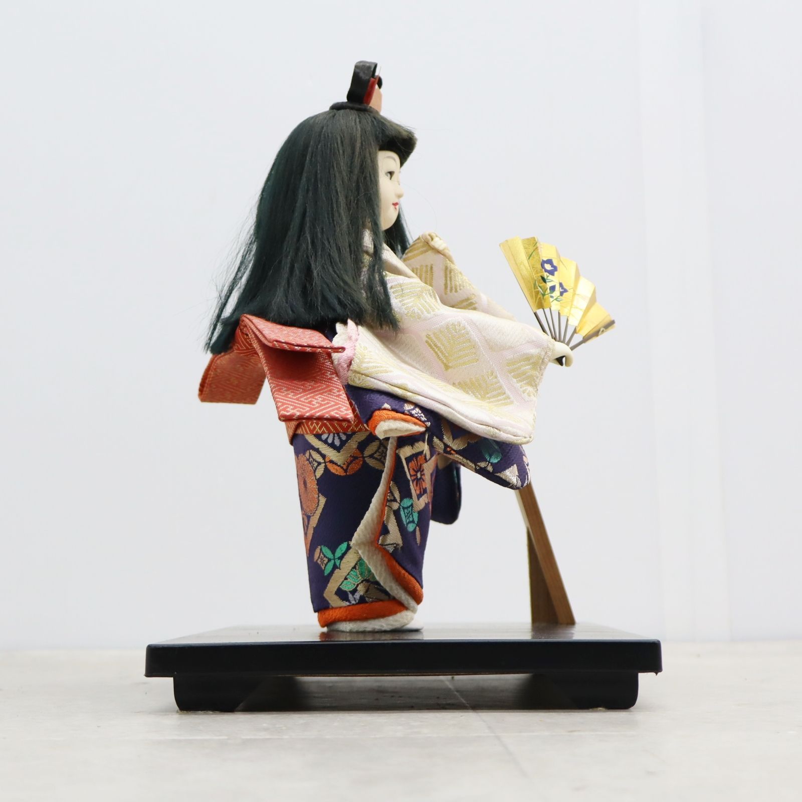本物の △アンティーク 女性 舞扇 ｜ ｜隆山作 昭和レトロ｜日本人形 工芸品