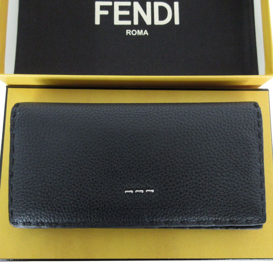 フェンディ FENDI 二つ折り長財布 セレリア 7M0186-07N