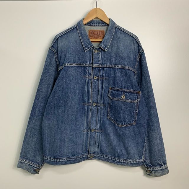 COOTIE PRODUCTIONS 1st Type Denim Jacket Used Wash XL クーティー 1stタイプ デニムジャケット  ユーズド加工 ウォッシュ インディゴ Gジャン 【X0079-001】