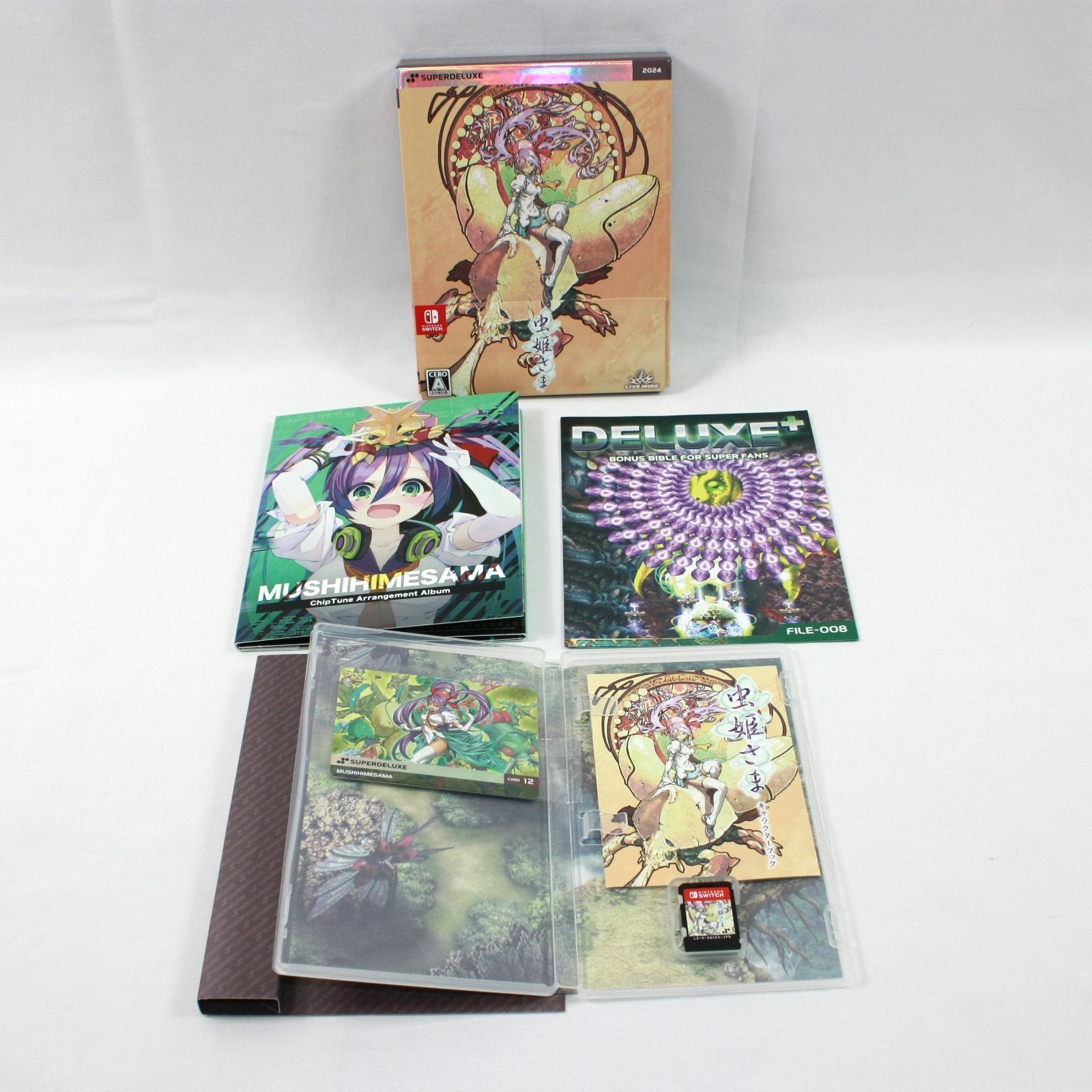 20周年記念虫姫さまアクスタ(未開封)＋初回生産限定版虫姫さまSwitchソフト 20周年記念虫姫さまアクスタ(未開封)＋初回生産限定版虫姫さま
