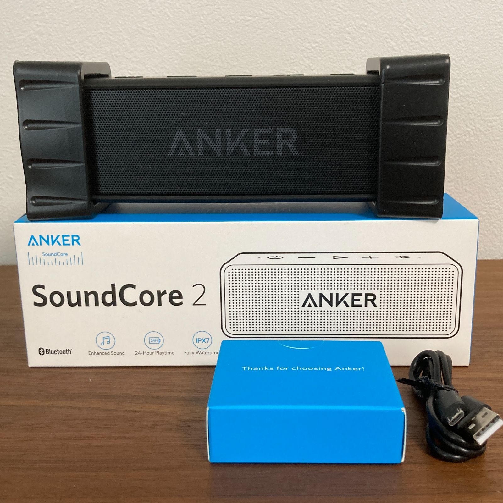 Anker SoundCore 2 Bluetooth スピーカー 箱説付 - スピーカー・ウーファー