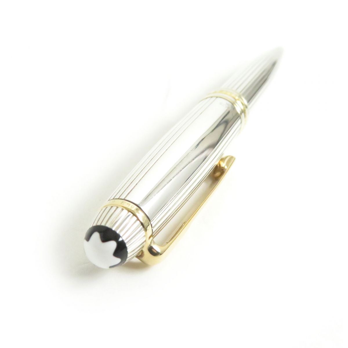 MONTBLANC マイスターシュテック ボールペン シルバー×ゴールド 【公式
