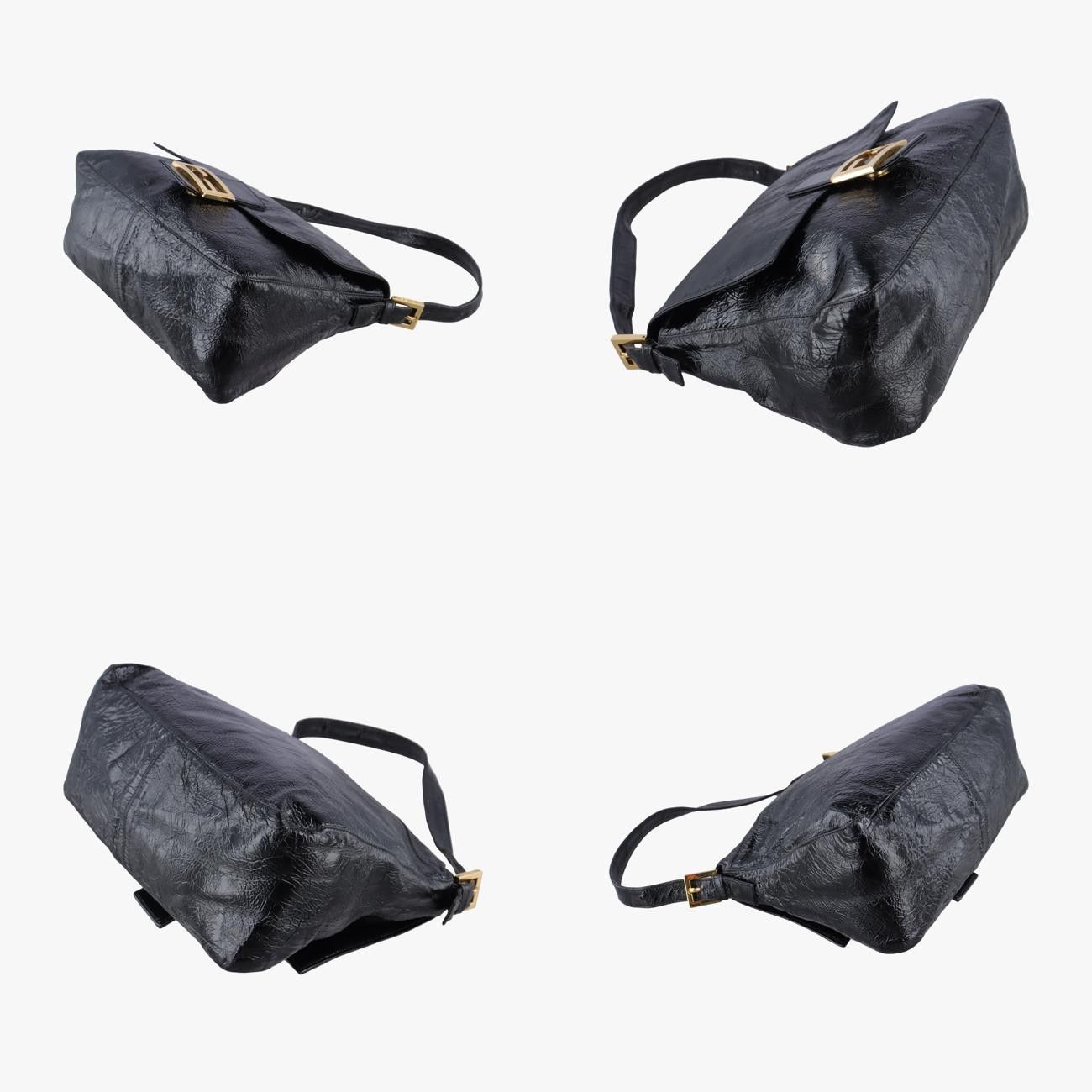 フェンディFendiマンマバケットブラックレザー258263258263900078 DECORATOM_COM_BR