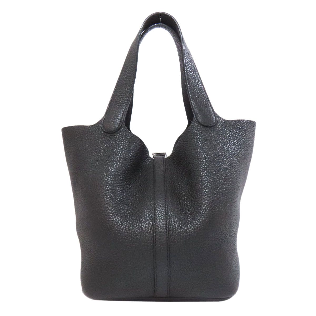 HERMES エルメス ピコタンロックMM シルバー金具 ハンドバッグ