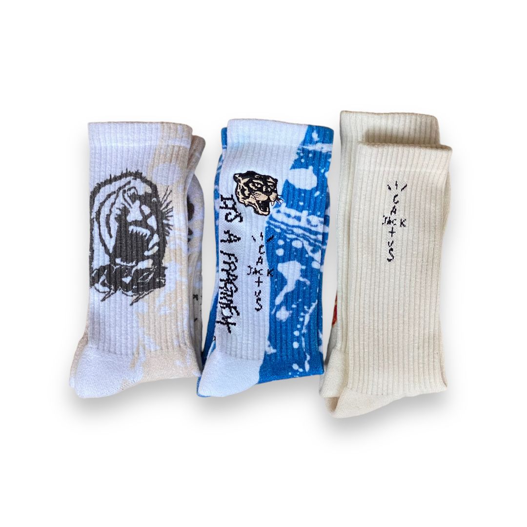 TRAVIS SCOTT CACTUS JACK FOR FRAGMENT 3PACK SOCKS ソックス - メルカリ