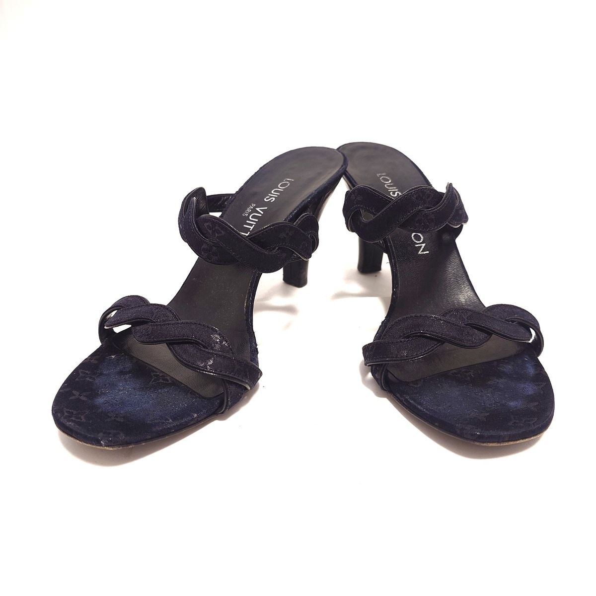 LOUIS VUITTON(ルイヴィトン) ミュール 36 レディース - 黒 モノグラム