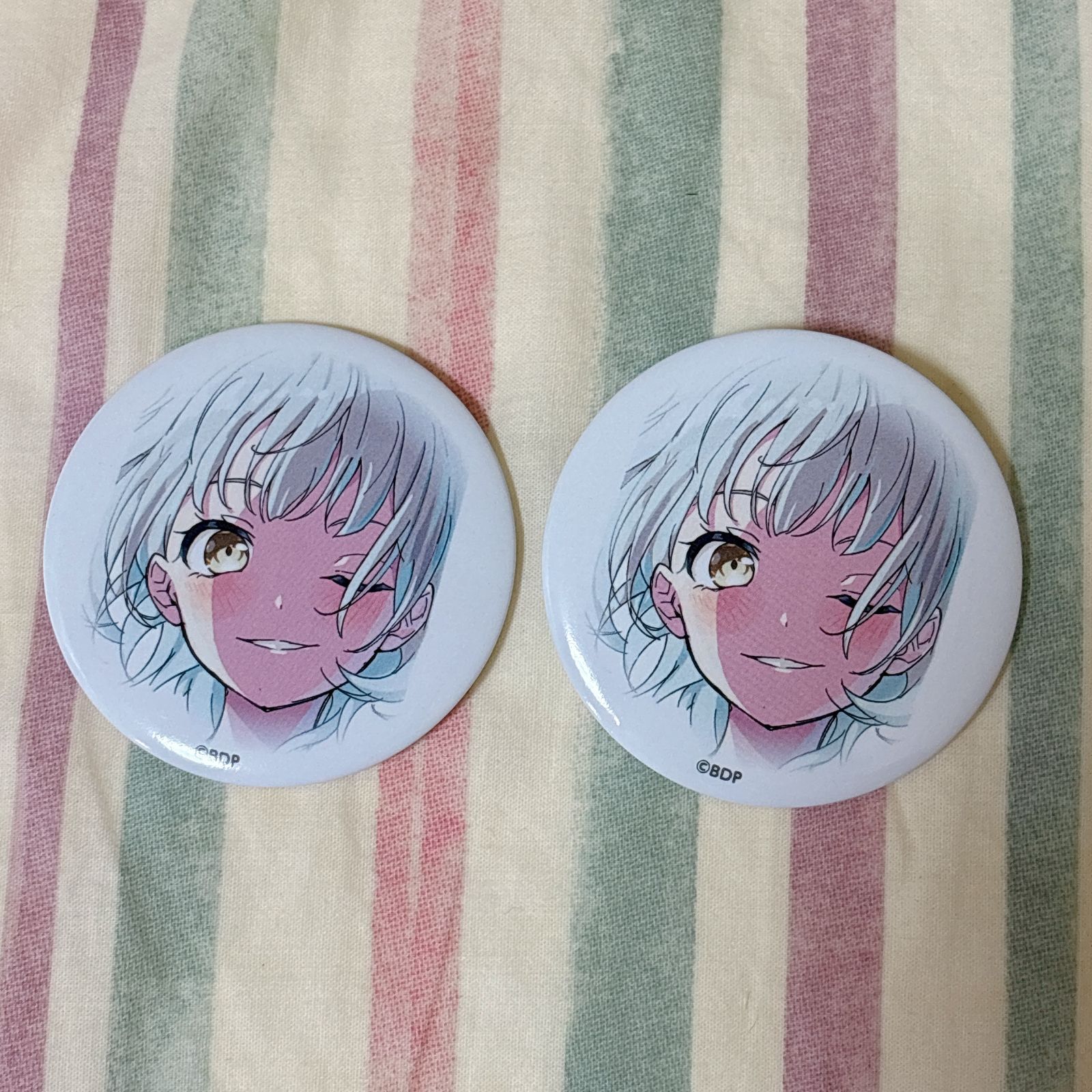 バンドリ 信澤収展 缶バッジ Mygo!!!!! 要楽奈 - メルカリ
