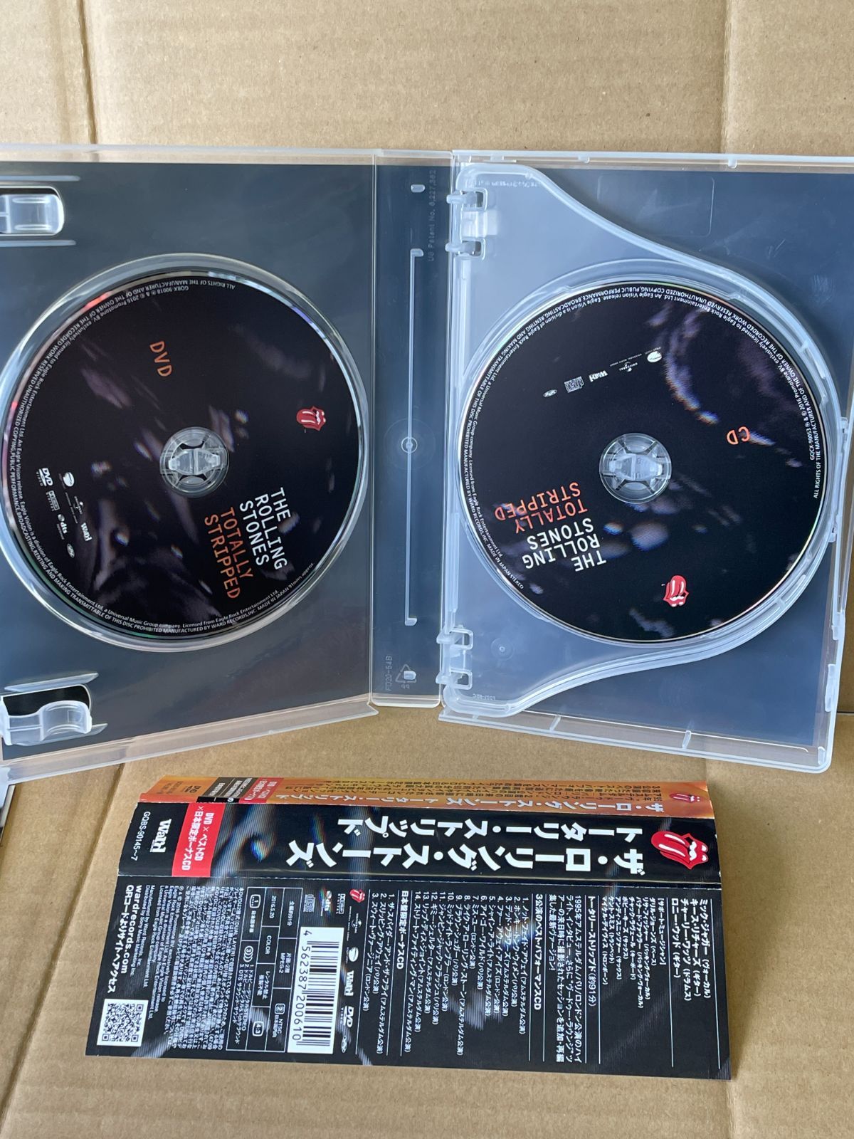 ザ・ローリングストーンズ DVD＋CD＋CD トータリー・ストリップ