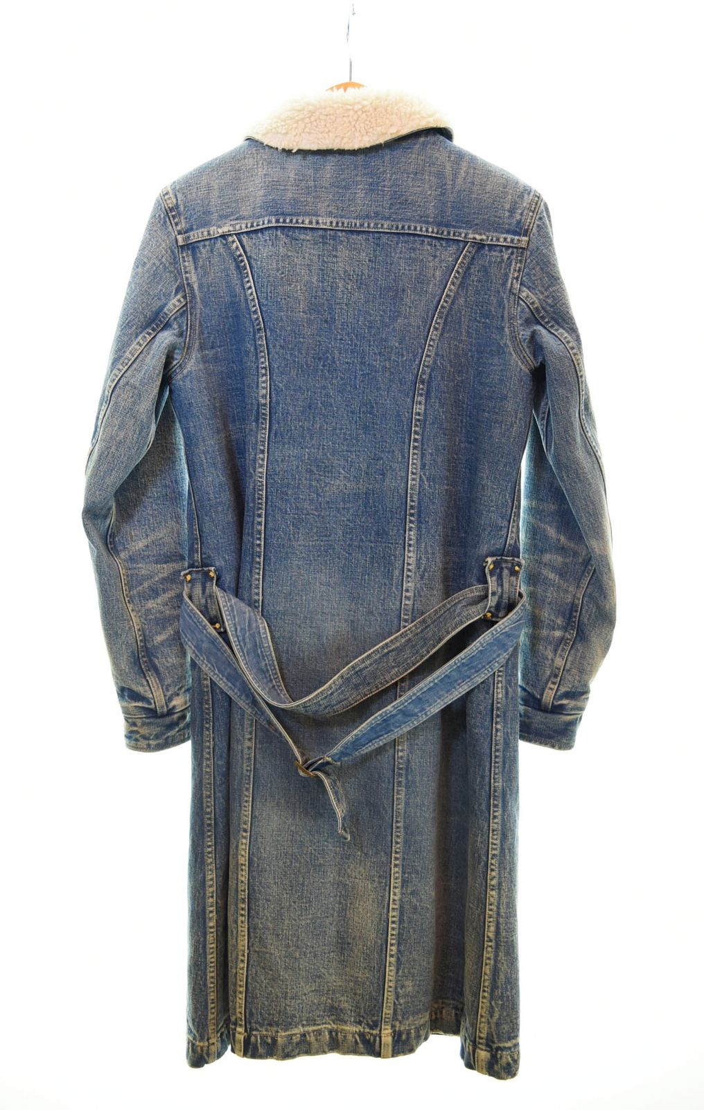 キャピタル KAPITAL ボアデニム ロング ジャケット 青 2 ジャケット ブルー Mサイズ 103MT-1756