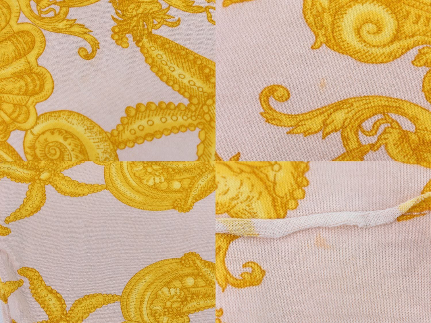 本物 ヴェルサーチ VERSACE マーメード柄 ノースリーブ タンクトップ  