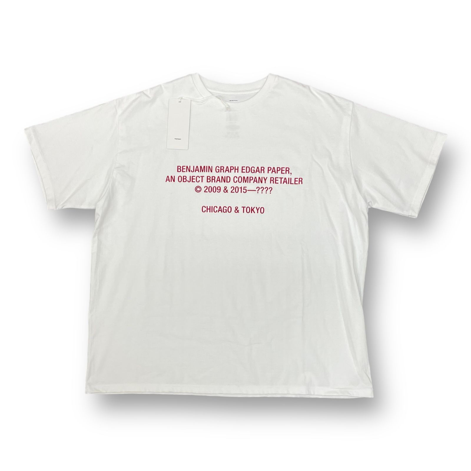 Graphpaper 23SS S/S Oversized Tee 名古屋限定 定価18700円 未使用 名古屋オープン記念 BENJAMIN EDGAR for