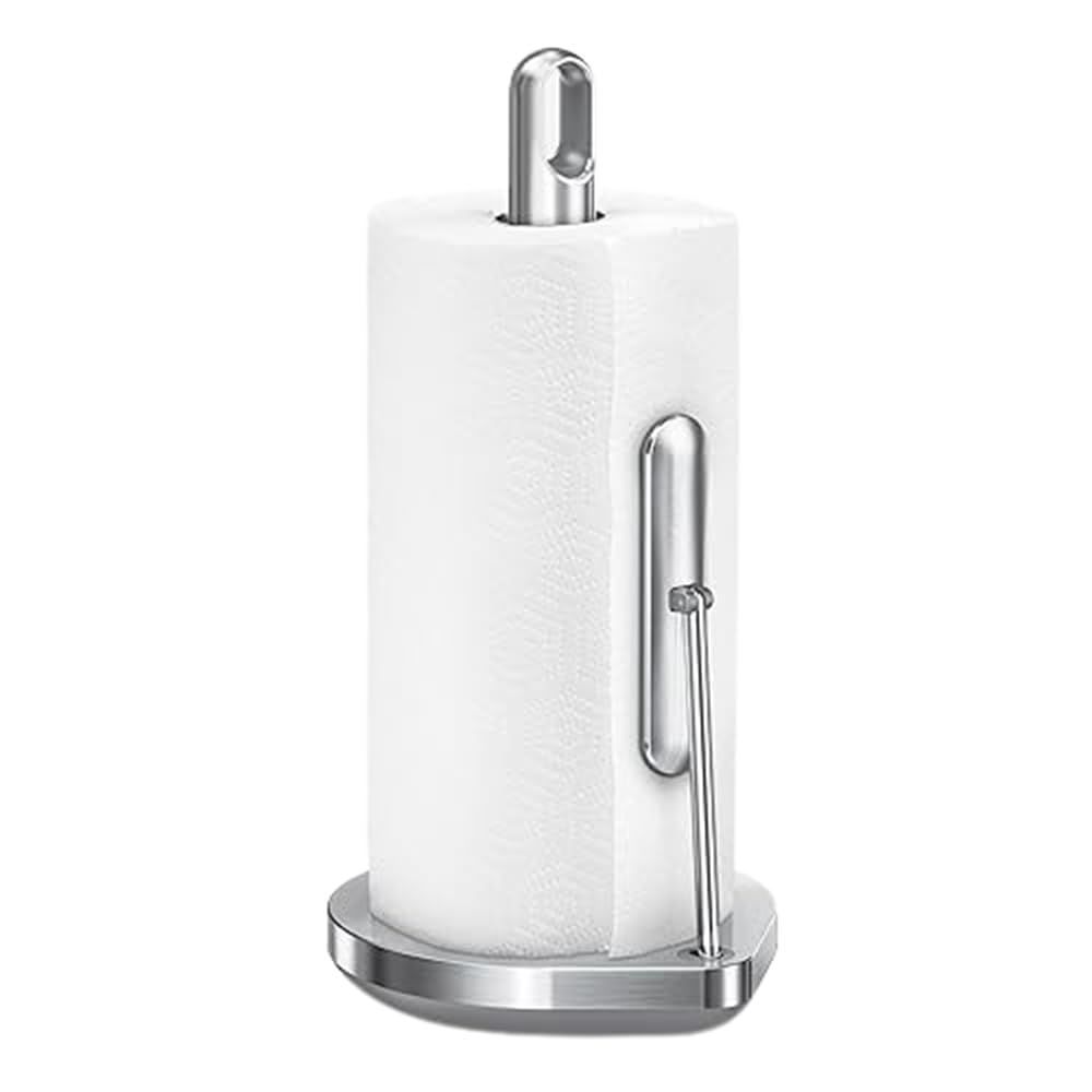Size Paper Towel H er_Color ツヤ消しステンレス シンプルヒューマン キッチンペーパーホルダー テンションアーム ペーパータオルホルダー ロール simplehuman KT1203