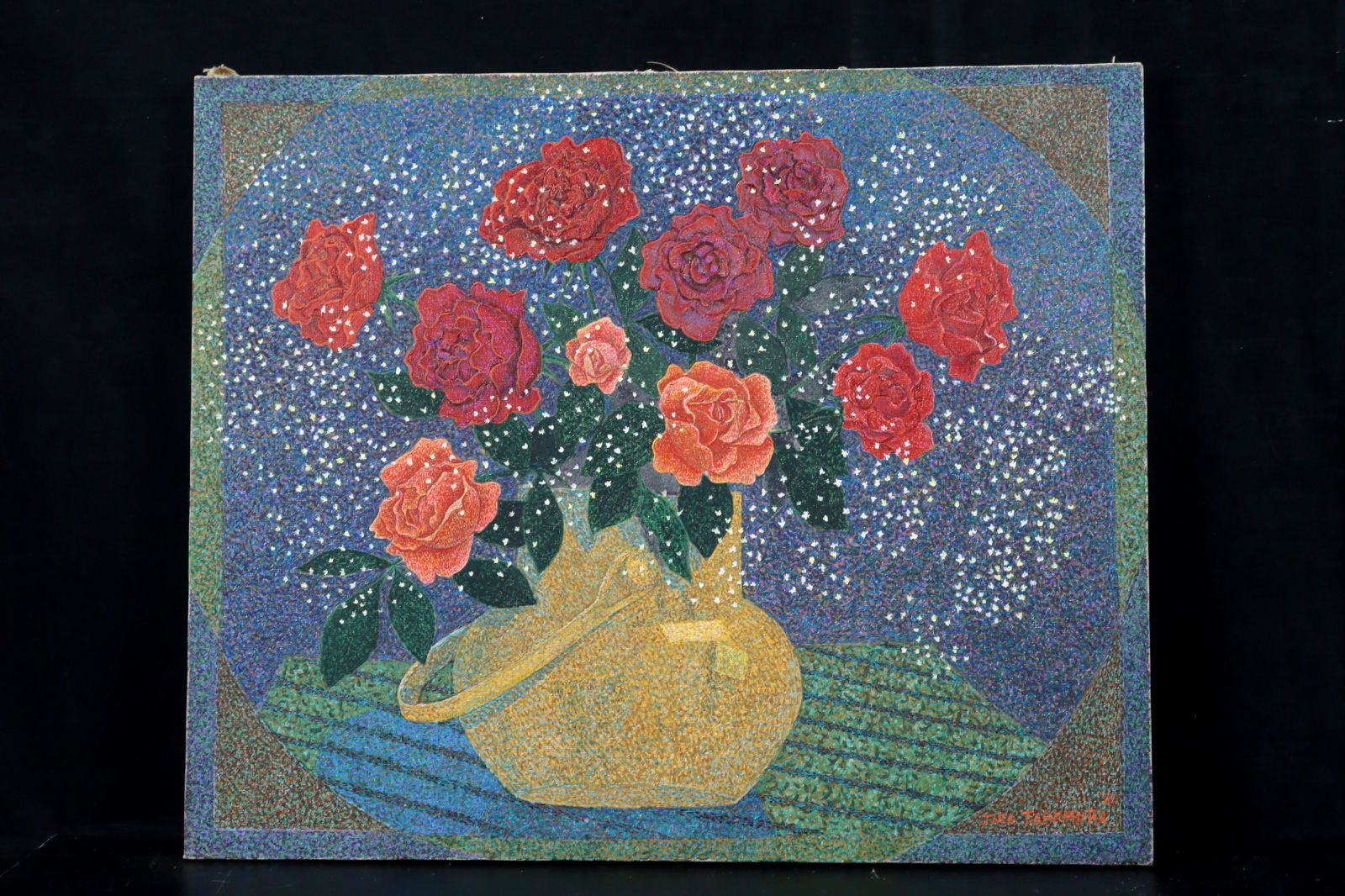 リアリズム 【らん】 肉筆油彩画 作者不詳 リアリズム 作者不詳【神話