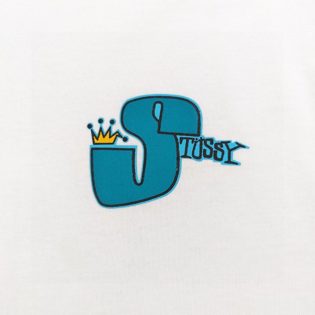 Stussy 2025年新作 ステューシー ビッグS クラウン柄 レタープリント 