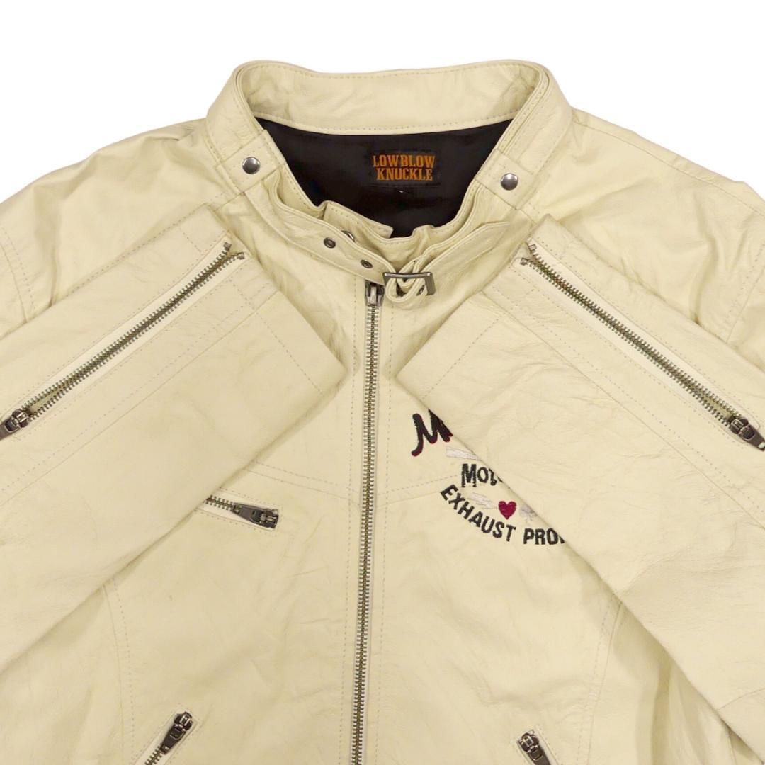 ローブロウナックル ライダース ジャケット 本革 シングル レザー