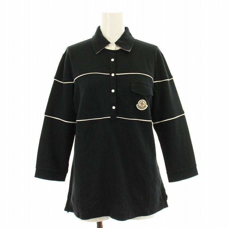 楽天市場】モンクレール MONCLER ロゴ刺しゅう ストレッチ鹿の子