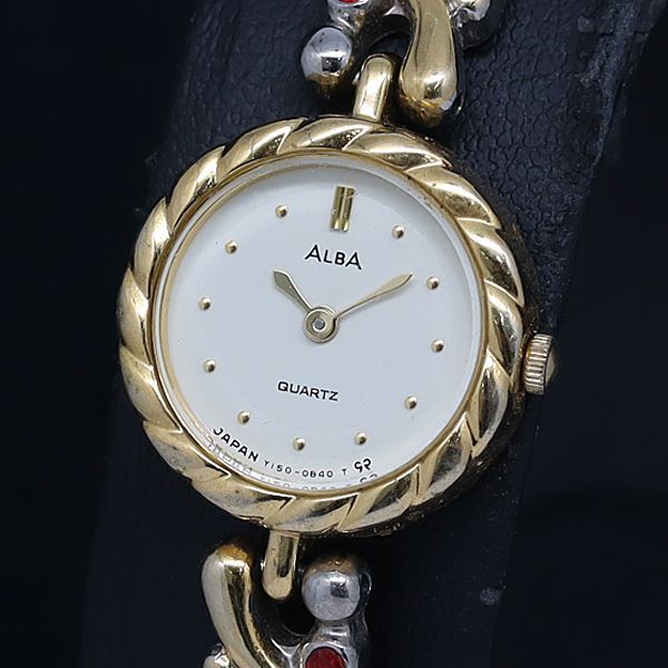【稼働/良品】SEIKO クオーツY150-0A30アルバ ブレスレットウォッチ 稼働/良品】SEIKO クオーツY150-0A30アルバ ブレスレット