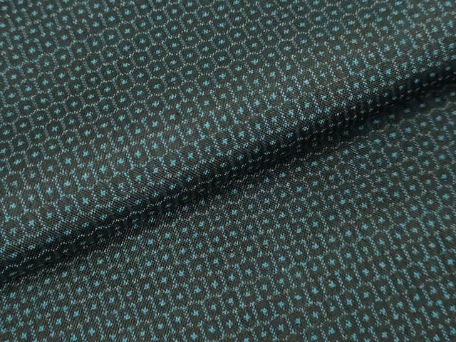 平和屋本店□極上 男性 本場大島紬 アンサンブル 100亀甲 総詰め 逸品