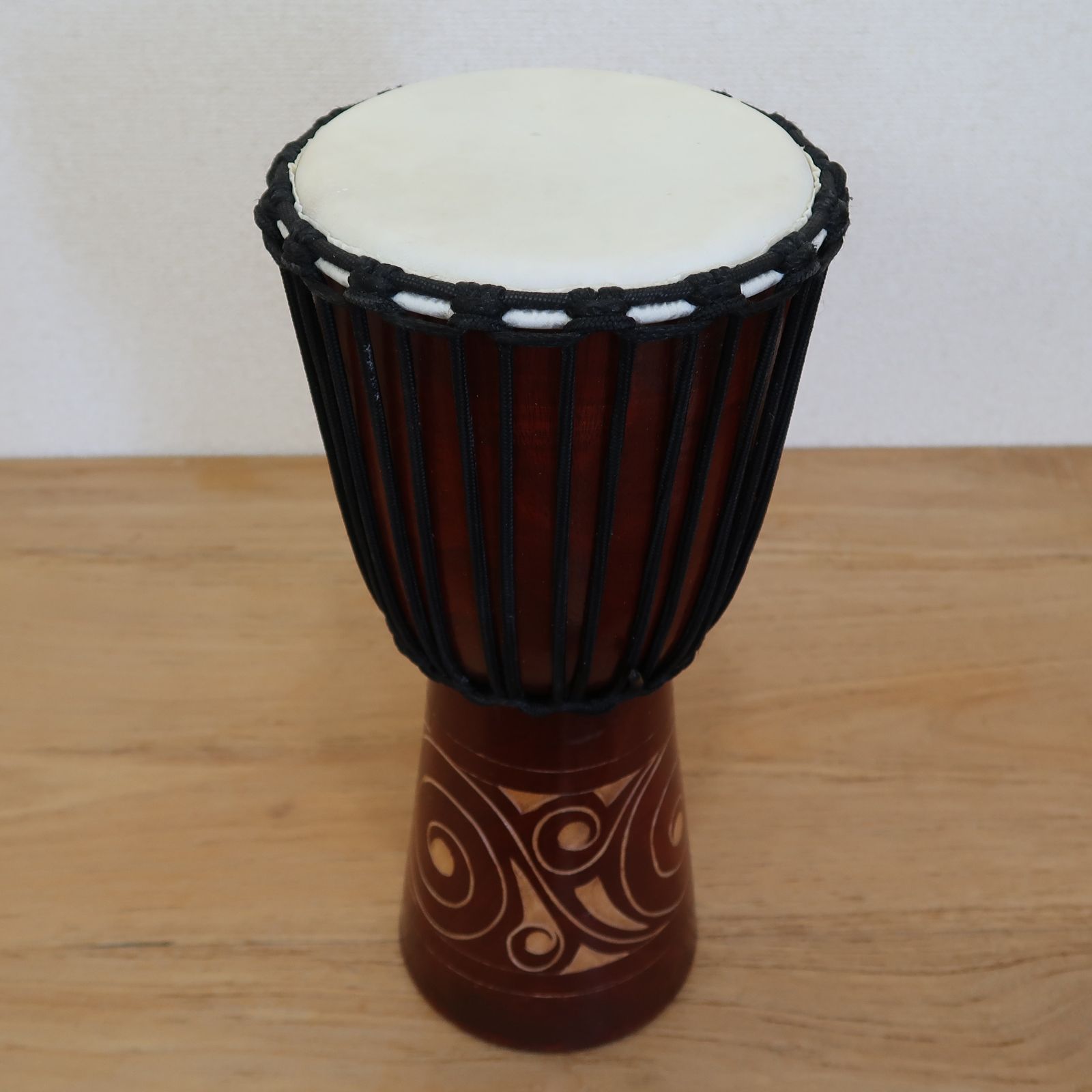 ジヤンベ 40cm カービングモデル Djembe アジアン雑貨 バリ雑貨 