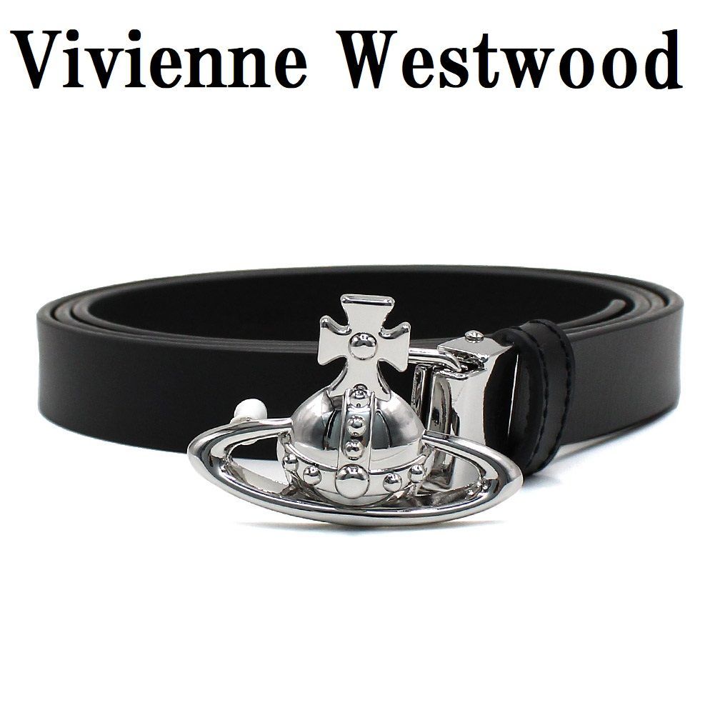 Vivienne Westwood レザー　ベルト　オーブ　カラー(ブラック) ヴィヴィアンウエストウッド ベルト Vivienne Westwood ベルト メンズ