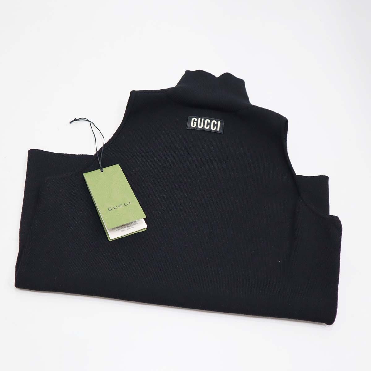 GUCCI グッチ ノースリーブ タートルネック トップス レディース