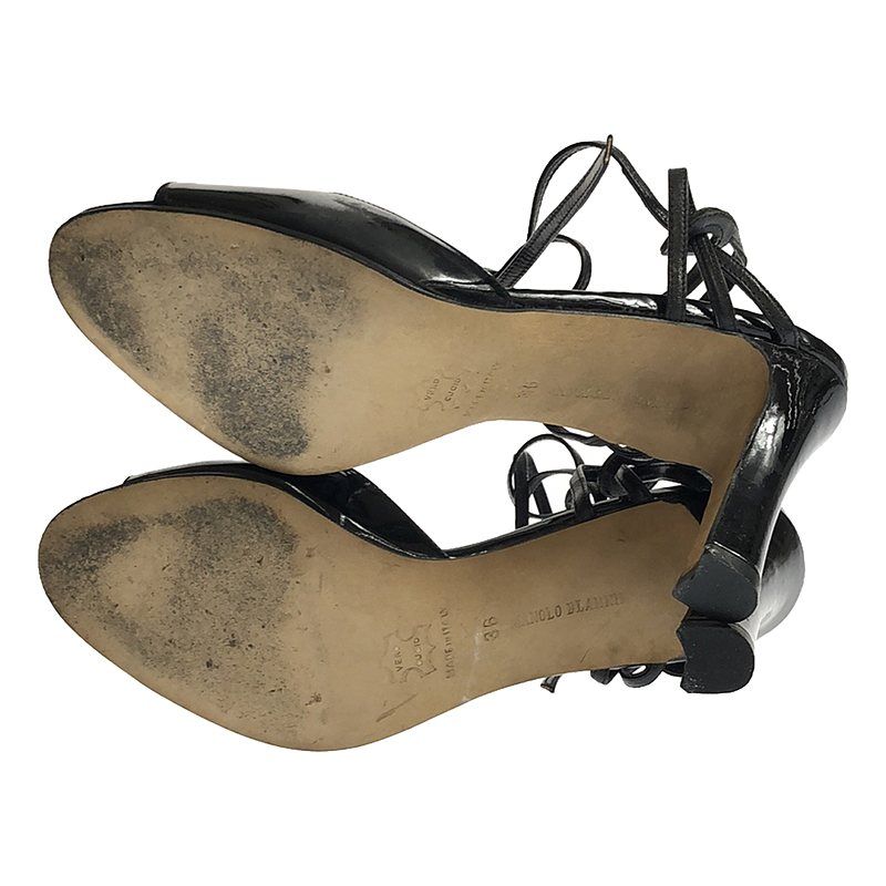 MANOLO BLAHNIK / マノロブラニク | エナメルレザー アンクル 