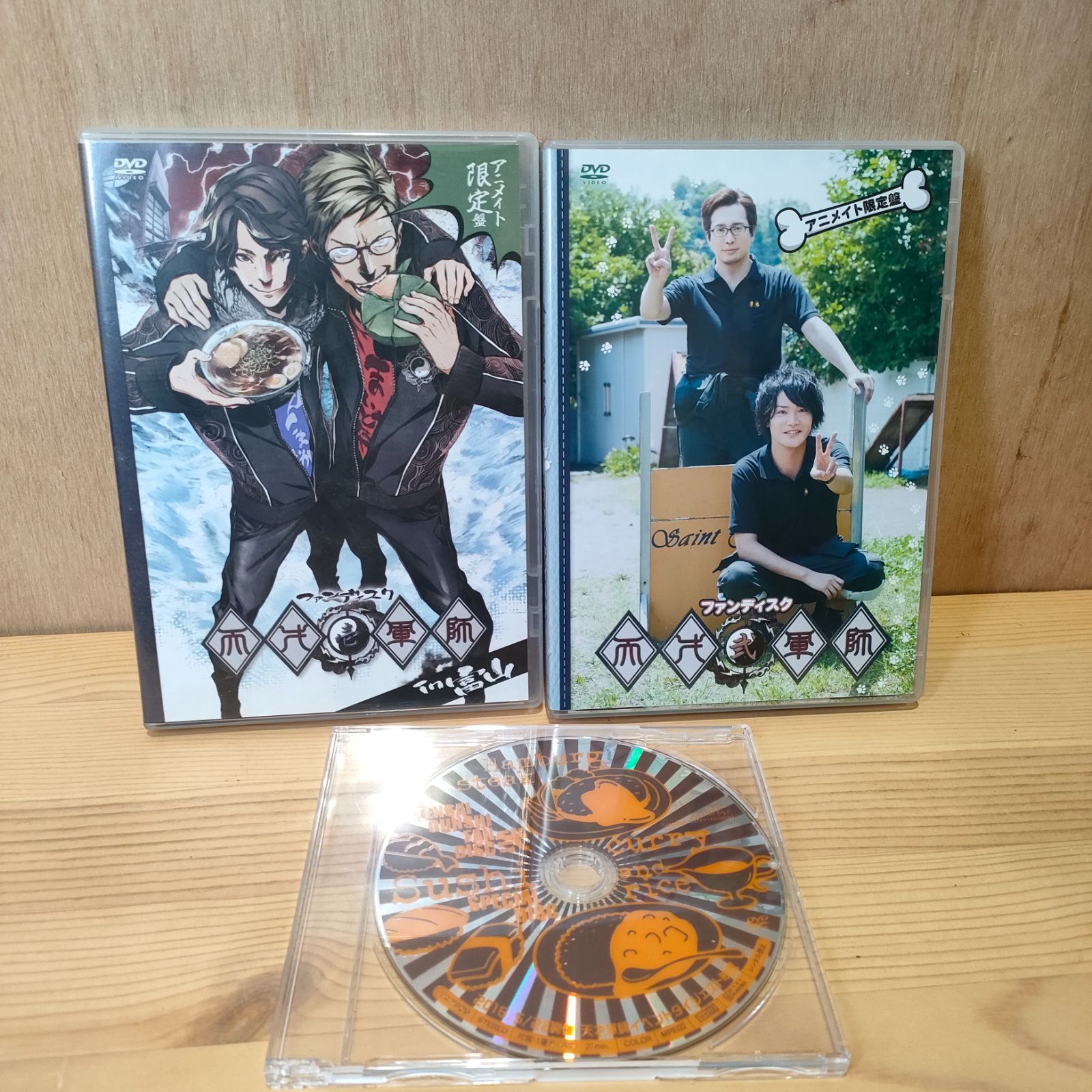 新品未開封★天才軍師 アニメイト特典DVD 安元洋貴細谷佳正 天才軍師 安元洋貴 細谷佳正 アニメイト限定版 壱～参 特典DVD・ポスト