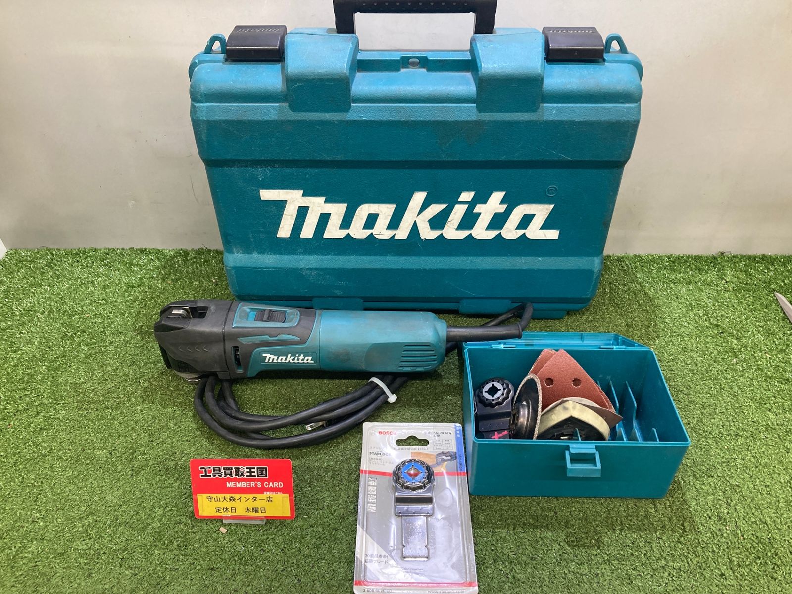中古品】【0921】☆makita(マキタ) 100vマルチツール TM3010CT 