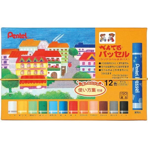 (まとめ）ぺんてる パッセル（クリアラベル巻きパス）12色 GHPAR-12 【×20セット】 8,489円