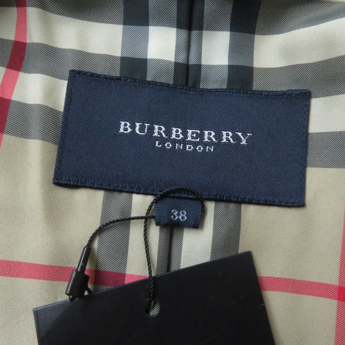 BURBERRY バーバリー ロンドン アンゴラ ノバチェック 38 - アウター