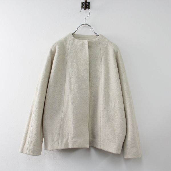 美品 2020AW evam eva エヴァムエヴァ E203K053 プレスウールショート