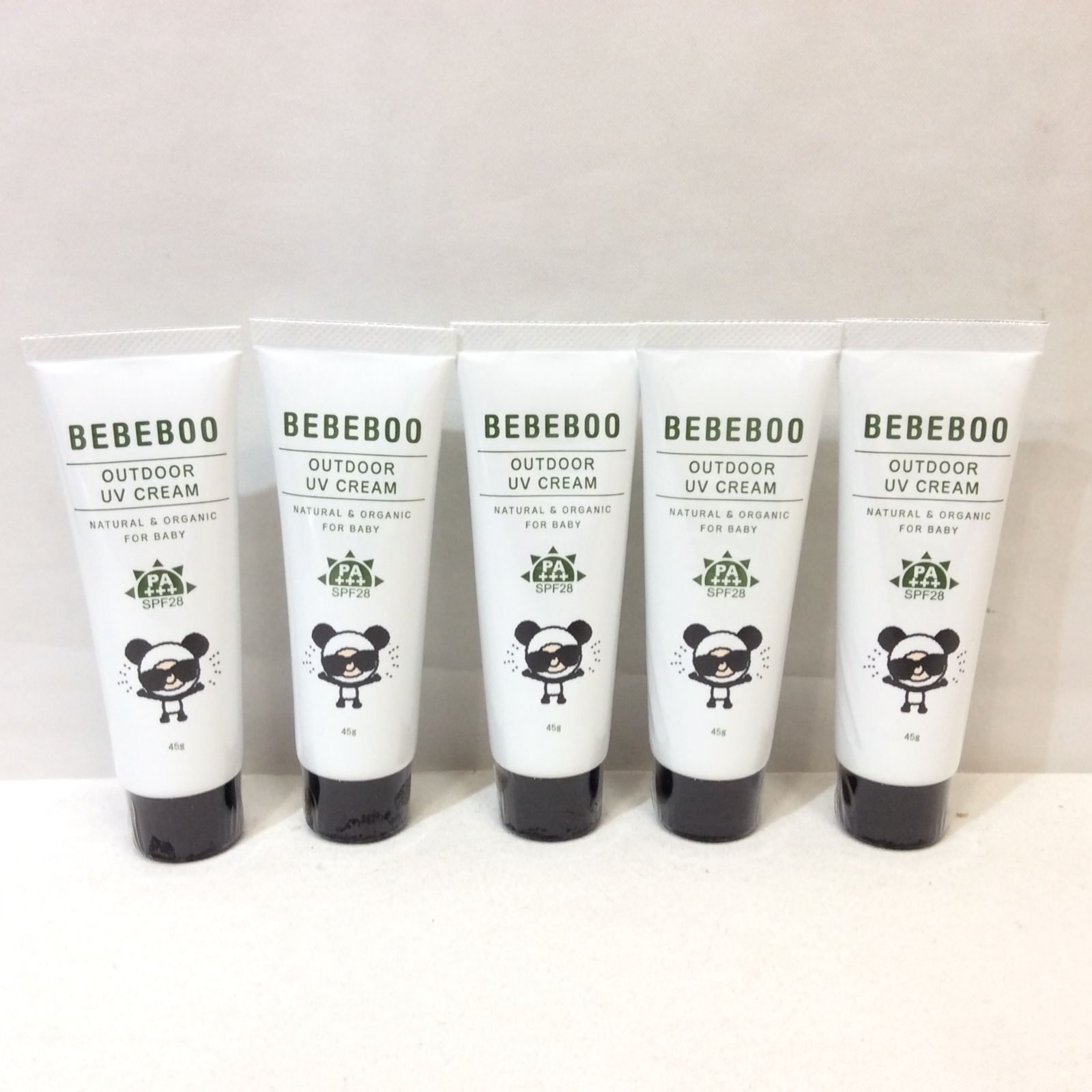 【国産オーガニック】BEBEBOO  UVクリーム 日焼け止め 45g BEBEBOO ベベブー ベビー用UVクリーム（日焼け止め用）45g ２本セット