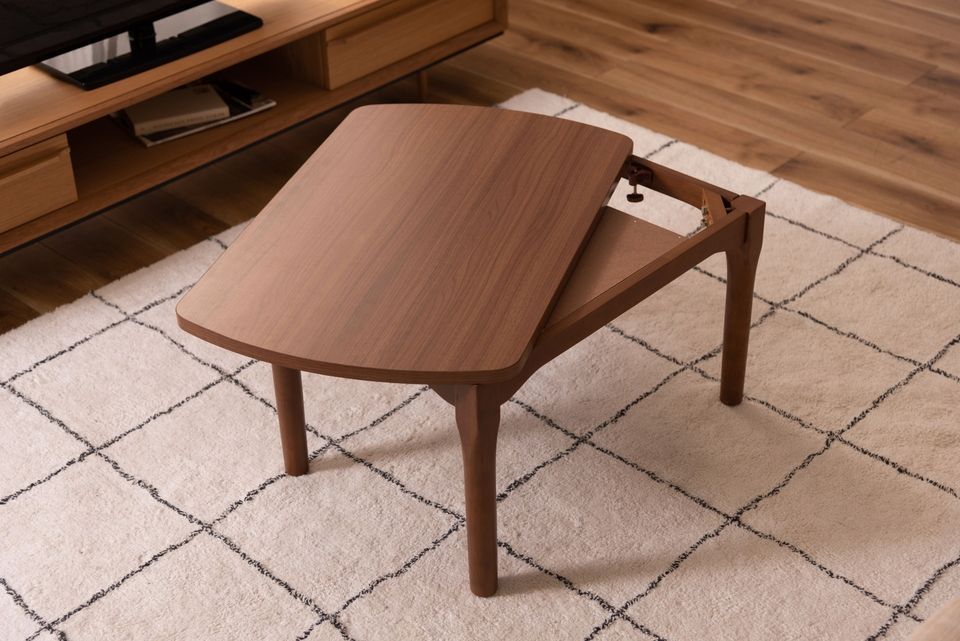 幅80×奥行50cm デスクこたつ