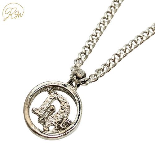Christian Dior ディオール　ロゴ　ネックレス　ヴィンテージ　メッキ Christian Dior（ヴィンテージ ディオール） DIOR ロゴ チャーム