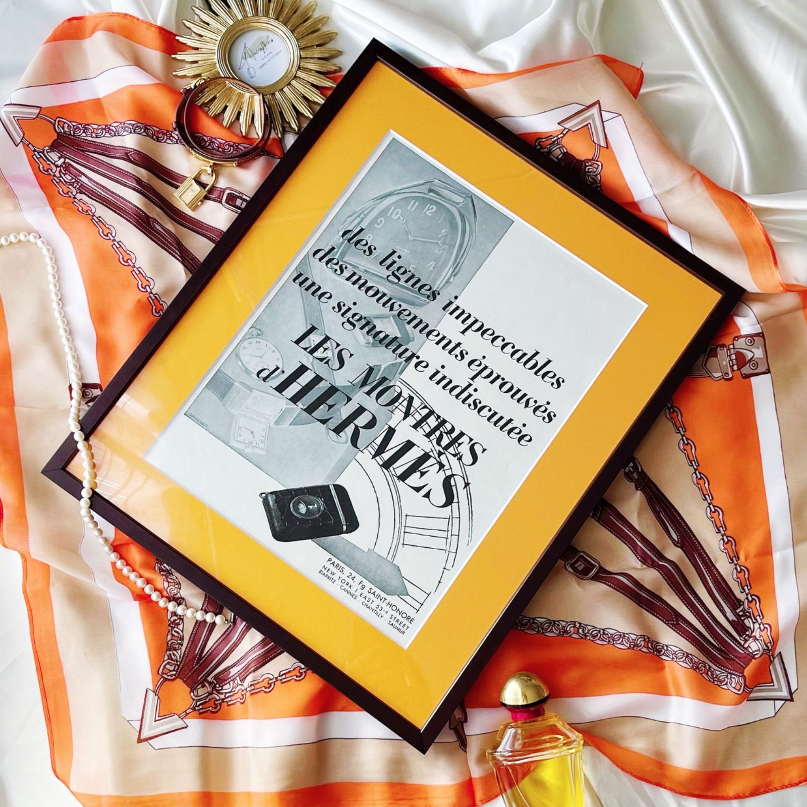 hermes ポスター シャンティ競馬場 Godard Haberdashery hermes ポスター シャンティ競馬場 Godard Haberdashery