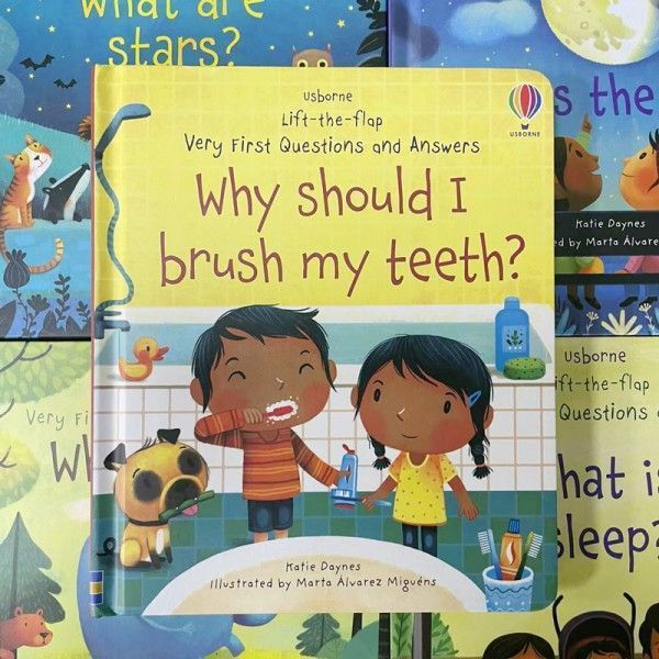 ♥品 Usborne Very First Questions and Answers 英語仕掛け絵本 ボードブック12冊 アズボーン なんで どうして 質問と答え お