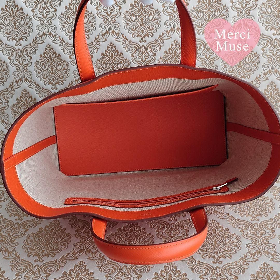 オレンジポピーｘシルバー金具 エルメス