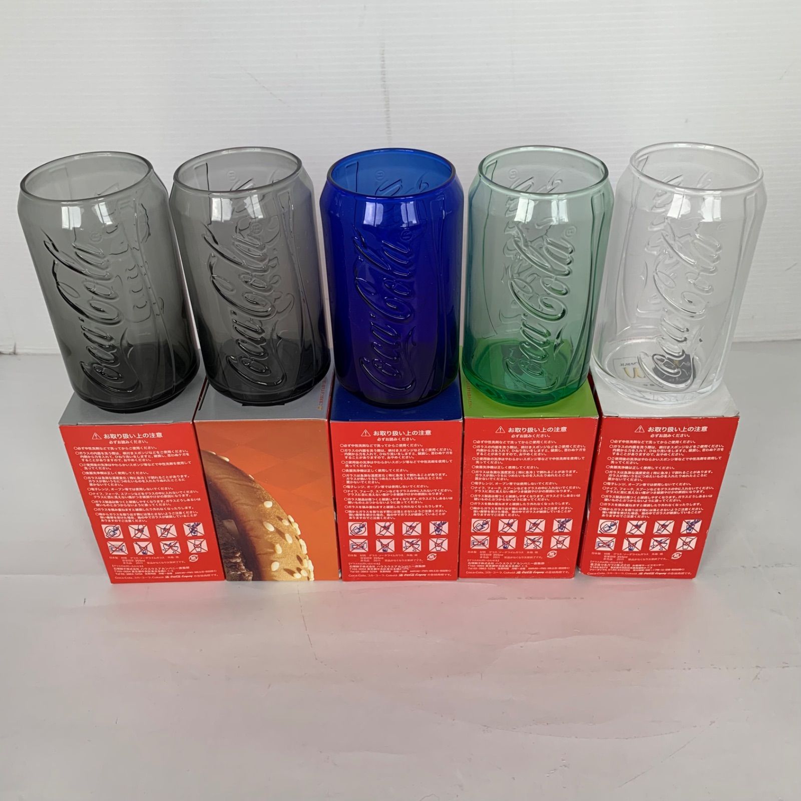 Coca Cola 40周年記念 Coca-Cola×McDonald's 　グラス全6色