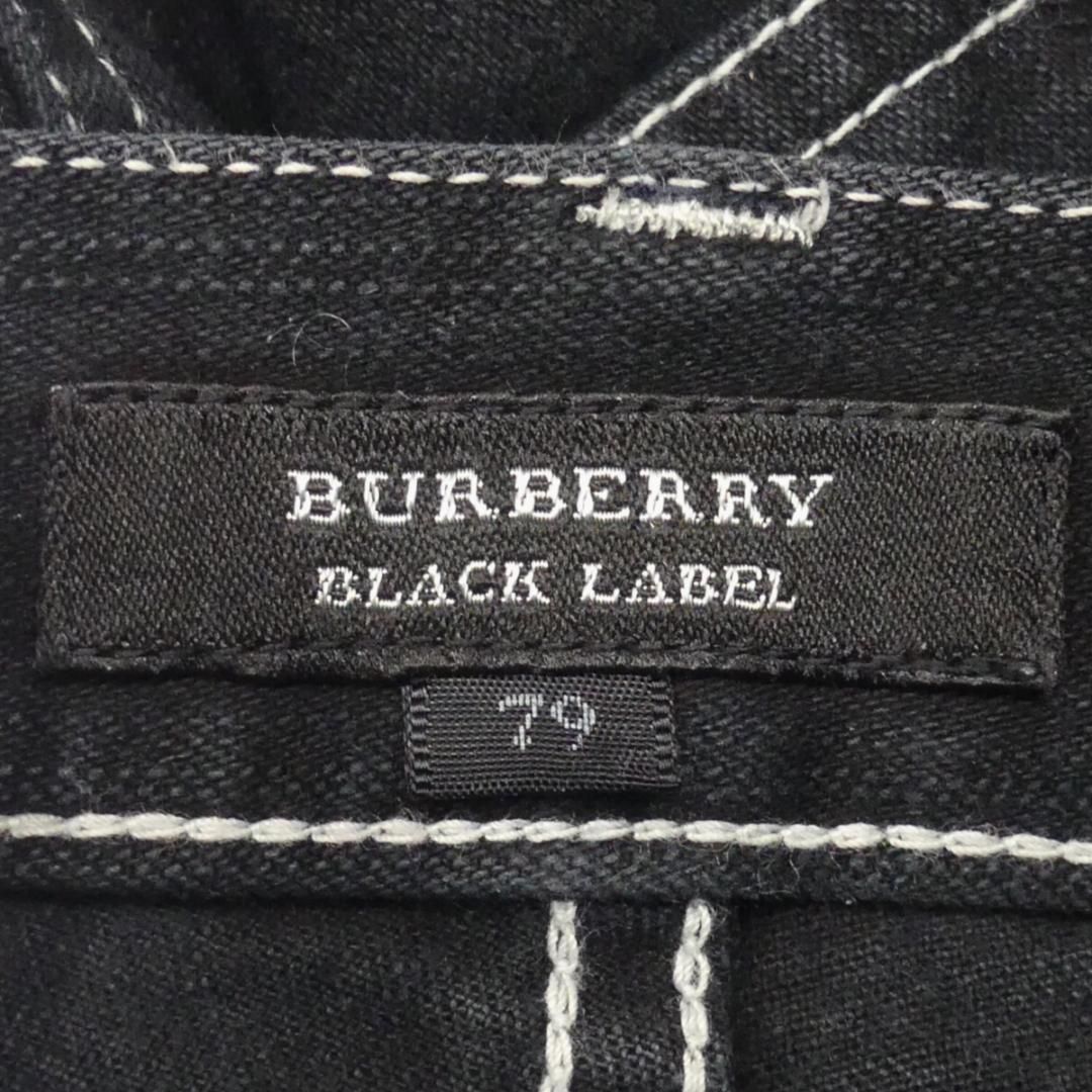 BURBERRY ブラックデニム MADE IN JAPAN製 BURBERRY BLACK LABEL ブラックデニムパンツ