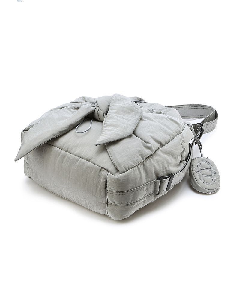 Athe vanessabruno】リボンバックパック グレー