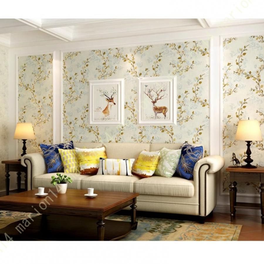 壁紙 シール おしゃれ 花柄 フラワーの壁紙シール wall sticker 花柄 壁紙シール はがせる壁紙 リメイクシート のり付き 北欧 クロス 補修 防水 家具 テーブル