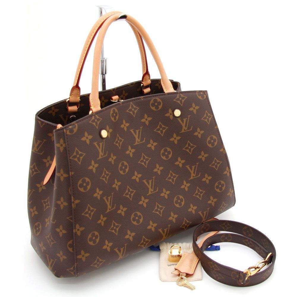 ルイヴィトン 2way ハンドバッグ モノグラム モンテーニュMM M41056