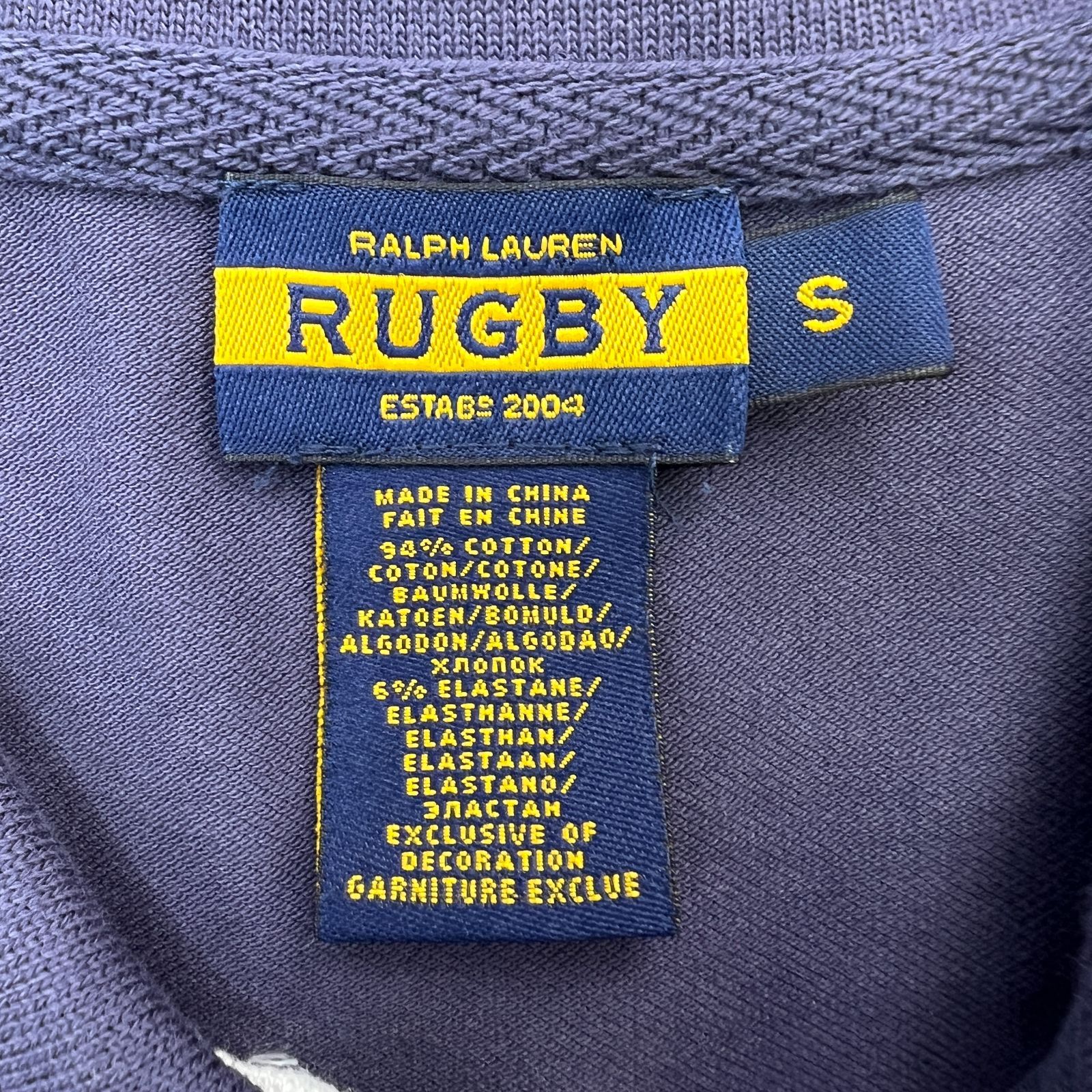 RALPH LAUREN/RUGBY　ダブルチェスター　サイズS RALPH LAUREN RUGBY ポロシャツ レディース S ピンク × ネイビー